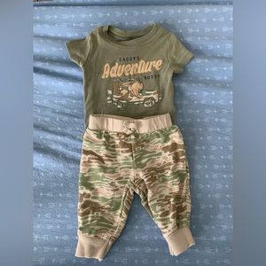 Carter’s Daddy’s Adventure Buddy Outfit- Camo